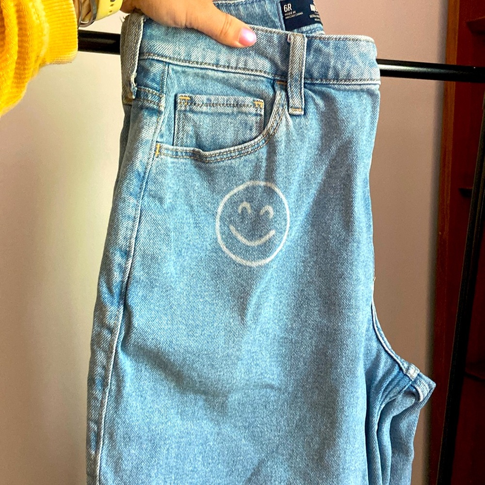 Smile face hollister jeans